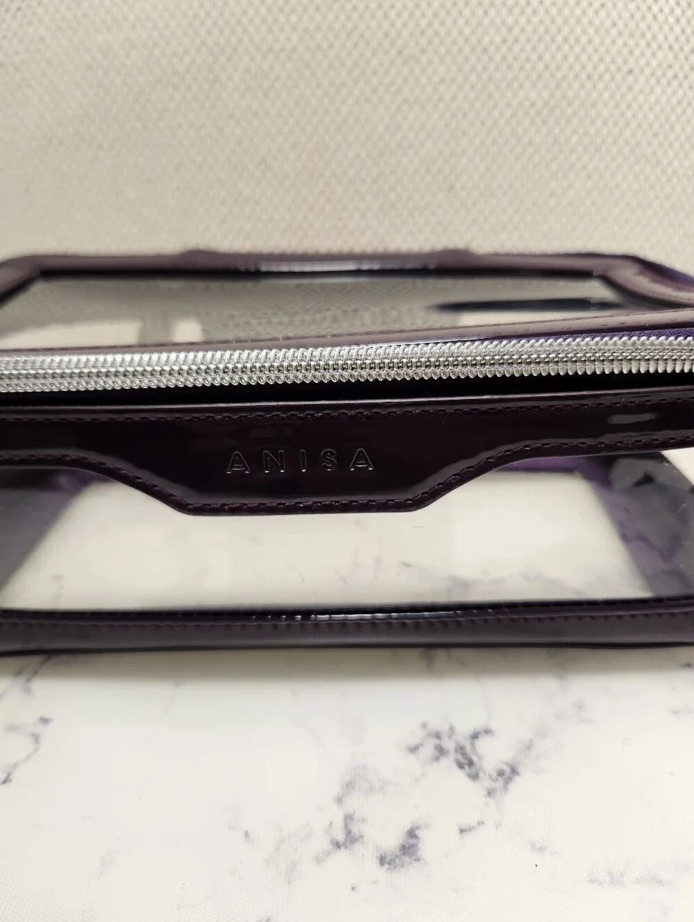 Anisa Beauty The Beauty Case Clear Makeup Toiletries Bag